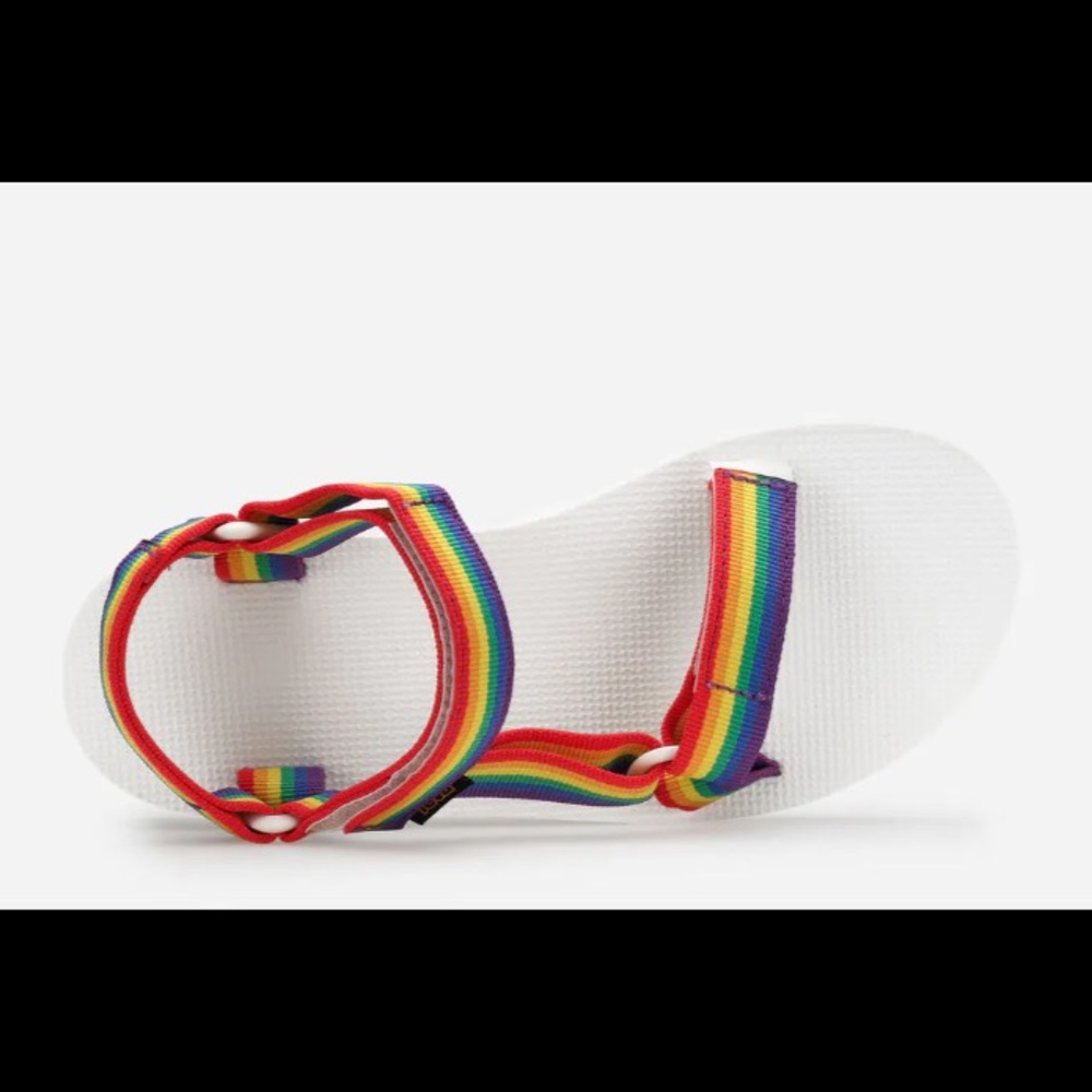 Teva Midform Universal Unisex Rainbow Pride Sandal - Picture 6 of 6